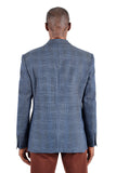 Barabas Wholesale Blazer Peak Lapel Wool Blazer Sport Coat 3BL10 Blue