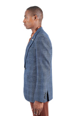 Barabas Wholesale Blazer Peak Lapel Wool Blazer Sport Coat 3BL10 Blue