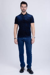 Barabas Men's Straight Fit Premium Dark Blue Denim Jeans 2JE11ST