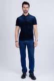 Barabas Men's Straight Fit Premium Dark Blue Denim Jeans 2JE11ST