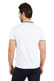 Barabas Wholesale Men's Solid Color Cotton Short Sleeve Polo Shirts 3PS125 White