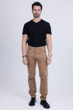 Barabas Wholesale Men's Solid Color Premium Stretch Denim Jeans 3SN100 Light Rust