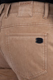 Barabas Men's Solid Color Premium Stretch Denim Jeans 3SN100 Light Rust