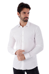 Barabas Wholesale Men's Solid Color Casual Button Down Long Sleeve Shirt 4B33 Nutshell