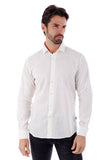 Barabas Wholesale Men's Linen Lightweight Button Down Long Sleeve Shirt 4B37 White