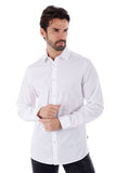 Barabas Wholesale Men's Solid Color Button Down Long Sleeve Shirt 4B410 White