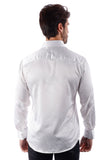 Barabas Wholesale Men's Symmetrical Circular Pattern Long Sleeve Shirts 4B56 WhiteBarabas Wholesale Men's Symmetrical Circular Pattern Long Sleeve Shirts 4B56 White