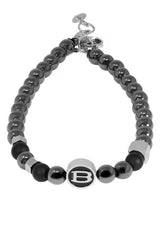 Barabas Wholesale Unisex Obsidian Healing Bangles Bracelets 4BB07 Black