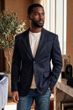 Barabas Wholesale Men's Velvet Matte Solid Peak Lapel Blazer 4BL56 Charcoal