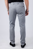 Barabas Wholesale Men's Wool Texture Stretch Waist Dress Pants 4CP33 Silver