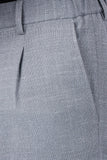 Barabas Men's Wool Texture Stretch Waist Dress Pants 4CP33 Silver