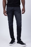 Barabas Men's Wholesale Solid Color Mid-Rise Slim-Fit Denim Jeans 4JE13 Charcoal