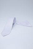 Barabas Wholesale Men's Solid Color Shiny Satin Luxury Formal Necktie 4NT01 White