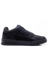 Barabas Wholesale Men's Premium Running Multicolor Leather Sneakers 4SK01 Black