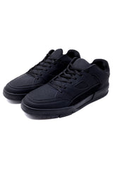 Barabas Wholesale Men's Premium Running Multicolor Leather Sneakers 4SK01 Black