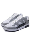Barabas Wholesale Men's Premium Running Multicolor Leather Sneakers 4SK01 Light Grey