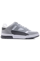 Barabas Wholesale Men's Premium Running Multicolor Leather Sneakers 4SK01 White