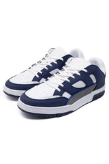 Barabas Wholesale Men's Premium Running Multicolor Leather Sneakers 4SK01 Light Grey