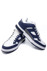 Barabas Wholesale Men's Premium Running Multicolor Leather Sneakers 4SK01 Light Grey