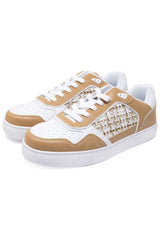Barabas Wholesale Men's Premium Walking Running Sneakers Low Cut 4SK02 Brown