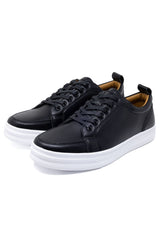 Barabas Wholesale Men's premium low cut comfortable all-day sneakers 4SK05 Black