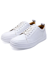 Barabas Wholesale Men's premium low cut comfortable all-day sneakers 4SK05 White