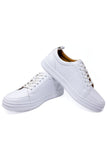 Barabas Wholesale Men's premium low cut comfortable all-day sneakers 4SK05 White