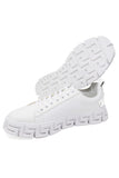 Barabas Wholesale Men's Greek Key Sole Pattern Premium Sneakers 4SK06 White