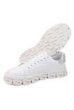 Barabas Wholesale Men's Greek Key Sole Pattern Premium Sneakers 4SK07 Silver