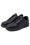 Barabas Wholesale Men's Greek Key Sole Pattern Lace-up Sneakers 4SK09 Black