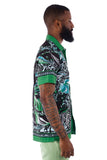 Barabas Wholesale Men's Floral Geometric Button Down Short Sleeve Shirts 4sst34