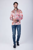 Barabas Wholesale Men's Paisley Pattern Button Down Long Sleeve Shirts 4B53 Red