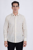 Barabas Wholesale Men's Embroidered Sequins Collar Long Sleeve Shirts 5B41 White