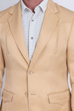 Barabas Wholesale Men's Matte Notch Lapel Casual Blazer 5BL11 Gold