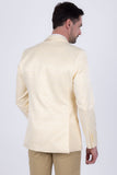 Barabas Wholesale Men's Floral Pattern Notch Lapel Casual Blazer 5BL24 Yellow