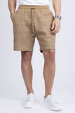 Barabas Wholesale Men's Paisley Stretch Lightweight Drawstring Shorts 5BSP02 Camel