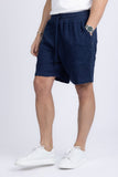 Barabas Men's Paisley Stretch Lightweight Drawstring Shorts 5BSP02 Blue