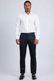 Barabas Wholesale Men's Casual Solid Color Basic Essential Dress Pants 5CP01 Black