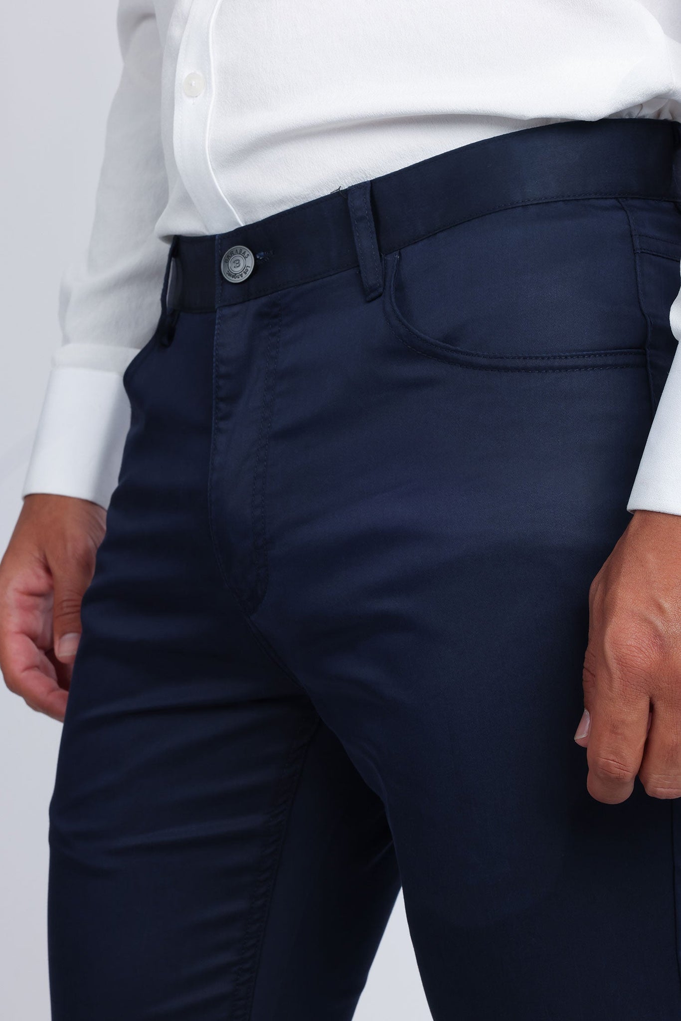 Barabas Wholesale Men's Casual Solid Color Basic Essential Dress Pants 5CP01 Blue