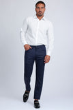 Barabas Wholesale Men's Casual Solid Color Basic Essential Dress Pants 5CP01 Navy