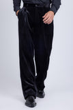Barabas Men's Velvet Flare Casual Stretch Pants 5CP18 Black