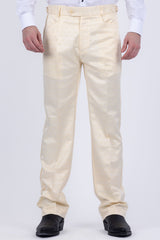Barabas Wholesale Men's Floral Pattern Casual Dress Pants 5CP24 Peach