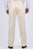 Barabas Wholesale Men's Floral Pattern Casual Dress Pants 5CP24 Banana