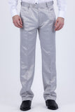Barabas Wholesale Men's Floral Pattern Casual Dress Pants 5CP24 Silver