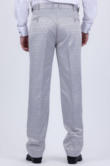 Barabas Men's Floral Pattern Casual Dress Pants 5CP24 Harbor Mist