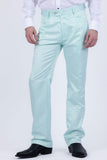 Barabas Wholesale Men's Floral Pattern Casual Dress Pants 5CP24 Green