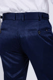 Barabas Wholesale Men's Floral Pattern Casual Dress Pants 5CP24 Navy
