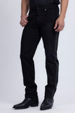 Barabas Wholesale Men's Studded Stretchable Denim Solid Color Jeans 5ED04 Black