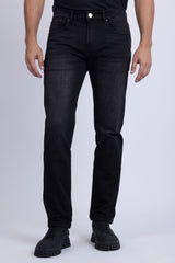 Barabas Men's Straight Fit Premium Casual Denim Jeans 5JE01 Black