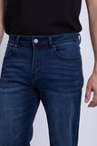 Barabas Men's Straight Fit Premium Casual Denim Jeans 5JE01 Dark Blue